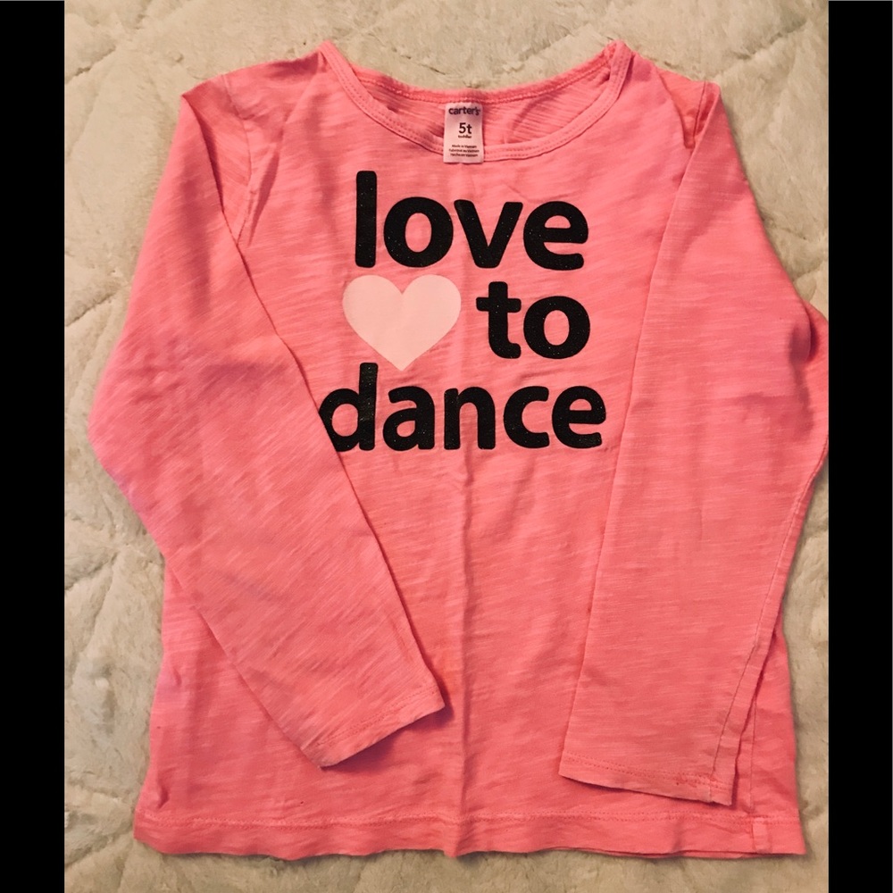 5T Carter’s pink girl’s t-shirt.